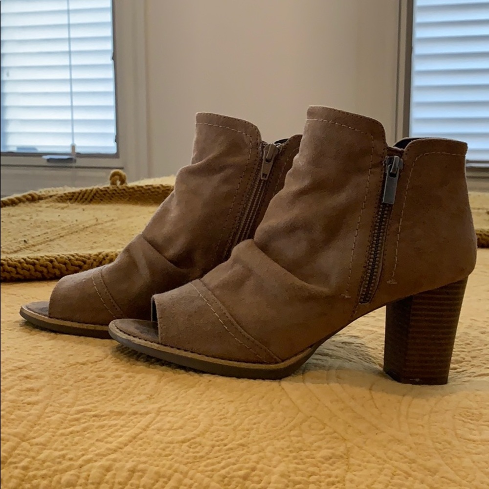 Open Toe Booties